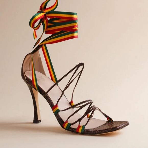 Brother Vellies Negril Ankle Wrap Sandal - Picture 3 of 11